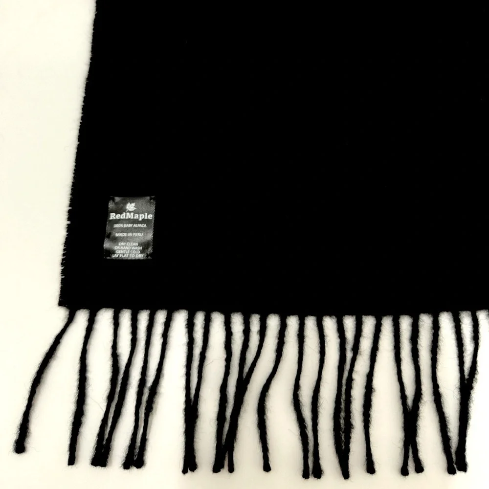 NWOT RedMaple 100% Baby Alpaca Wool 80”x12”